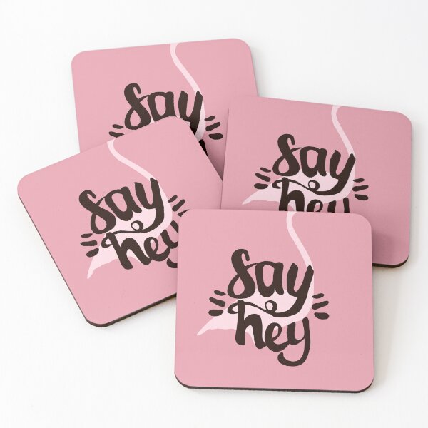 Item preview, Say Hey, flamingo — Travel Motivational Quotes designed and sold by GreekTavern1979.