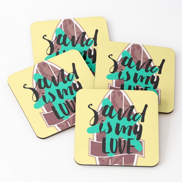 Item preview, Sand is my Love — Travel motivation quotes, lettering designed and sold by GreekTavern1979.
