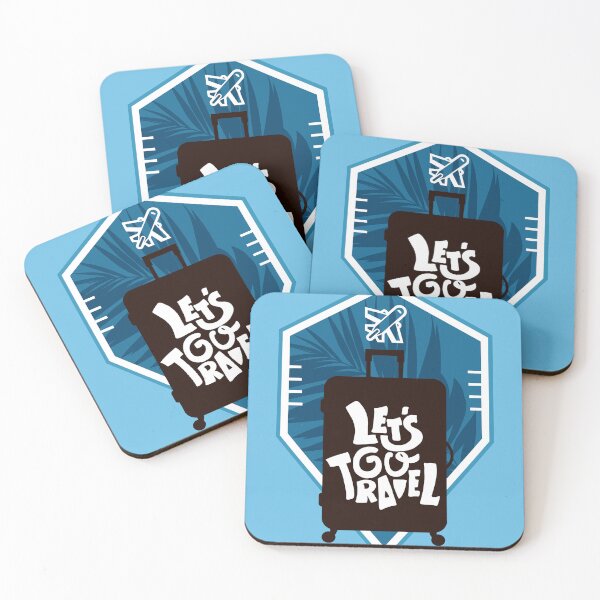 Item preview, Let's go travel — Travel motivation quotes, lettering designed and sold by GreekTavern1979.