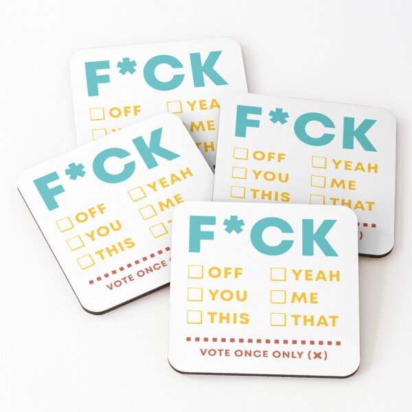 Item preview, FCK off you this yeah me that vote once only (x)     designed and sold by FforFlying1802.