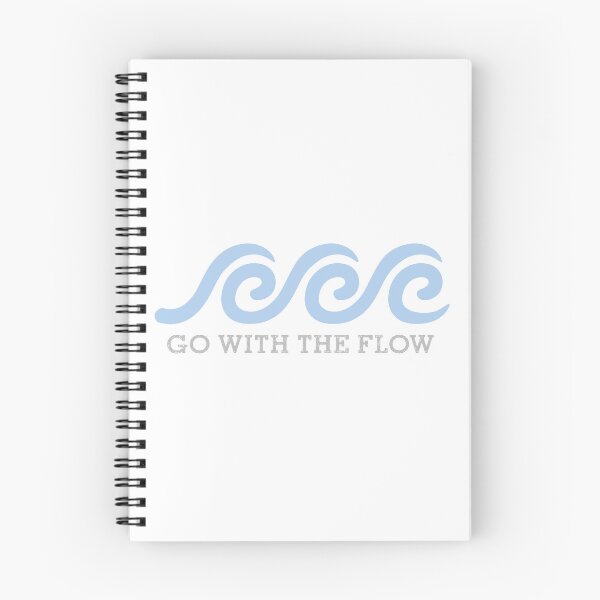 Item preview, go with the flow, waves, summertime designed and sold by Pau Baz.