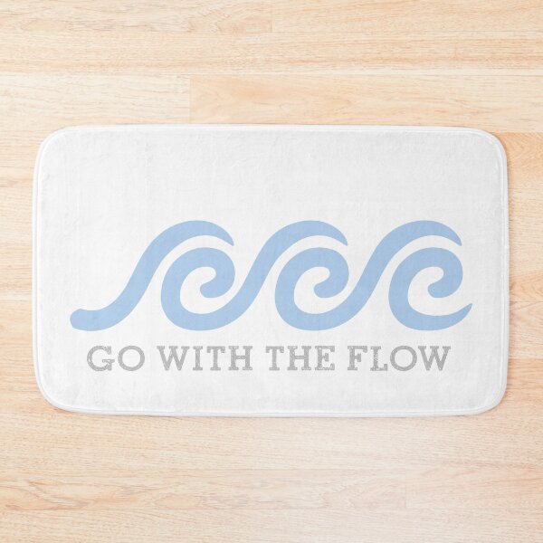 Item preview, go with the flow, waves, summertime designed and sold by Pau Baz.