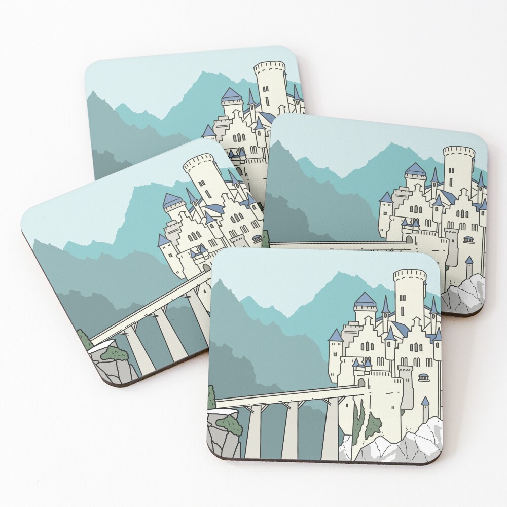 Item preview, Coasters (Set of 4) designed and sold by RufusComics.