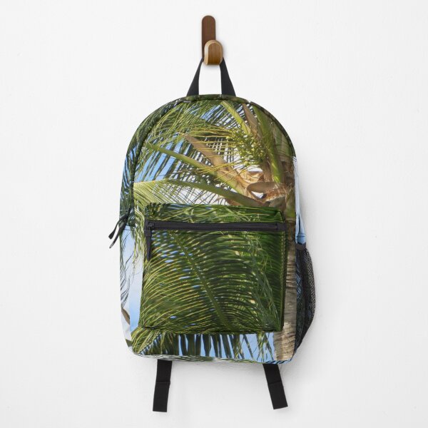 Item preview, Palm tree tropical island beach nature lovers sky green coconut trees designed and sold by BestDesign87.