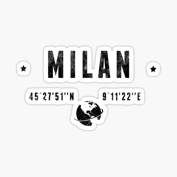 "Milan" Sticker for Sale by capricedefille | Redbubble
