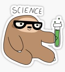 Science Sloth Sticker