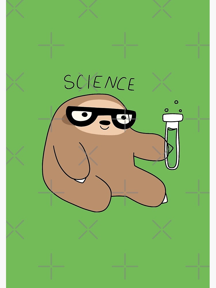 Science Sloth by SaradaBoru