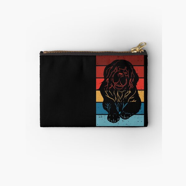 Item preview, Newfoundland dog with retro background designed and sold by PicturePatty.
