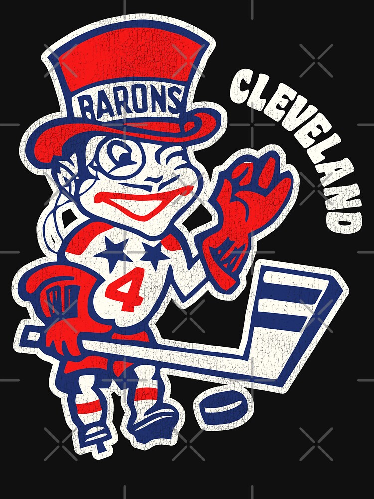 Cleveland Barons Hockey Mascot | Vintage Apparel | Old School Shirts