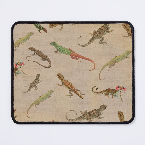 Item preview, Vintage lizard bearded dragon pattern designed and sold by madhatdesigns.