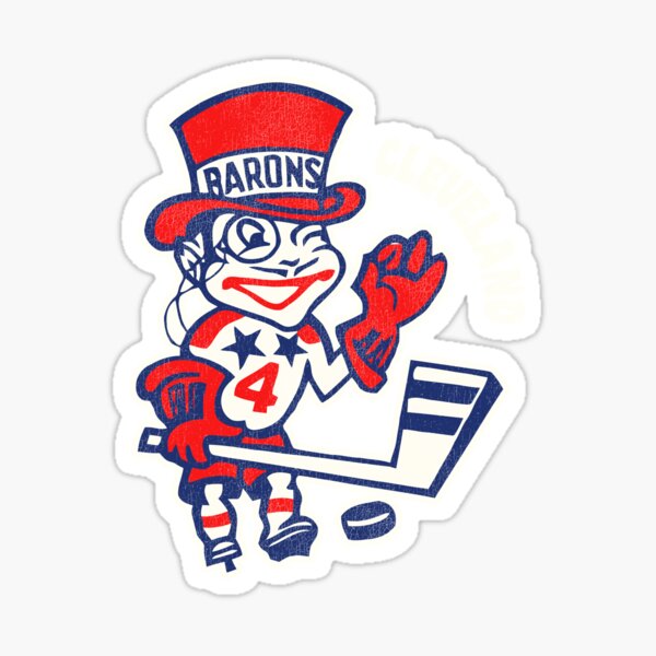 Cleveland Barons Hockey Mascot, Vintage Apparel