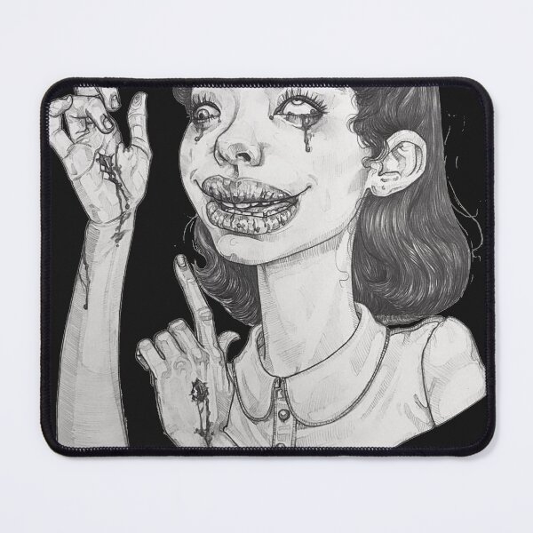 Item preview, ScaryGirlArt By InsideBrainCo designed and sold by InsideBrainCo.