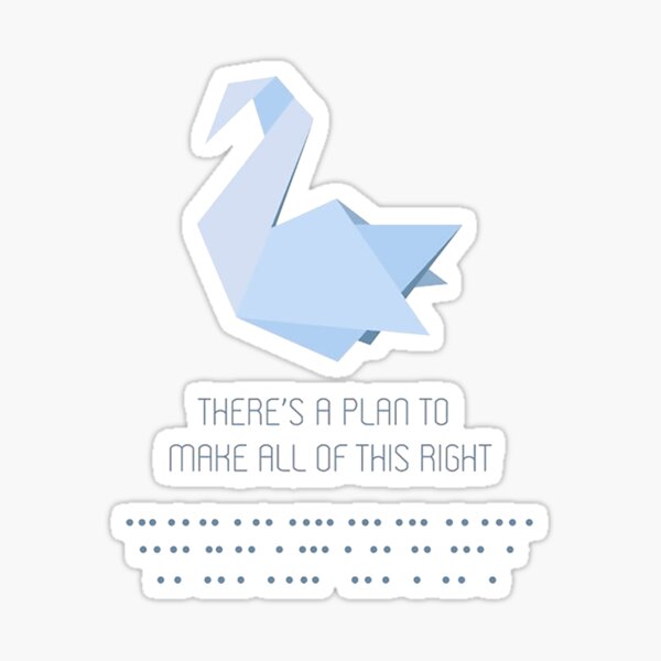 Prison Break Origami Sticker