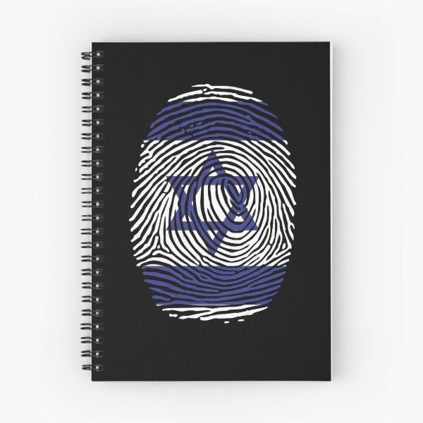 Item preview, Israel Flag Fingerprint Hebrew Jewish It's In My DNA Israel Gear designed and sold by DynamicDesign.