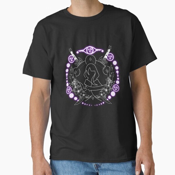 Aperçu de l'œuvre Raiden Shogun Constellation Design Blanc créée et vendue par KyasurinShop.