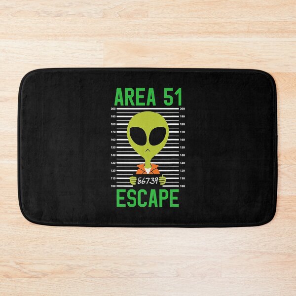 Item preview, Storm Area 51 Funny Alien Escape UFO designed and sold by shannange.