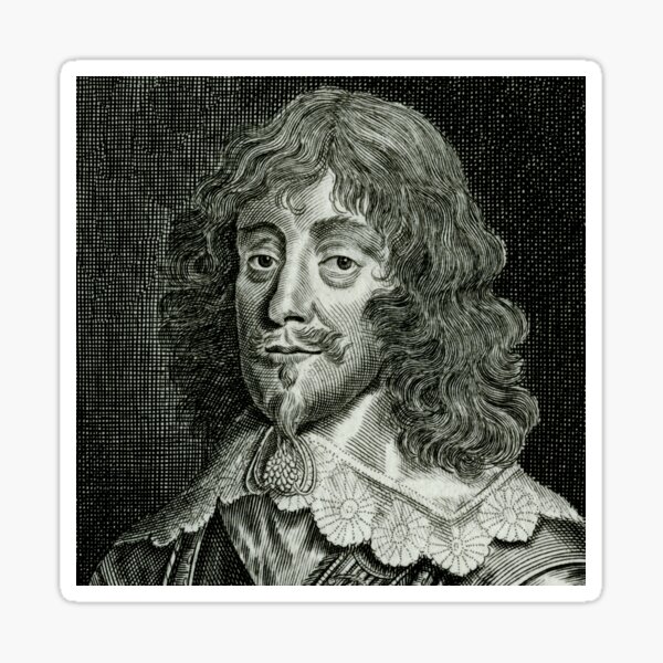 "Henry Rich, English Civil War Royalist turncoat" Sticker by