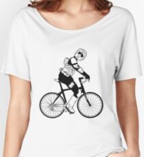 Biker Scout on a Bicycle - Biker Scout Bike - Star Wars Biker Scout Women's Relaxed Fit T-Shirt