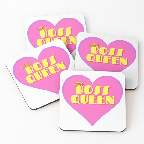 Item preview, Boss Queen Pink Purple Heart With Crown designed and sold by RichTeeDesigns.
