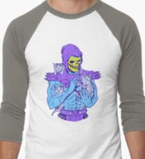 Skeletor, Masters of the Meowniverse. Men's Baseball ¾ T-Shirt