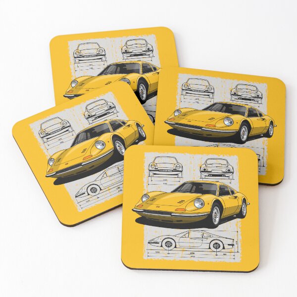 Item preview, My drawing of the iconic Italian sports car designed and sold by designjaag.