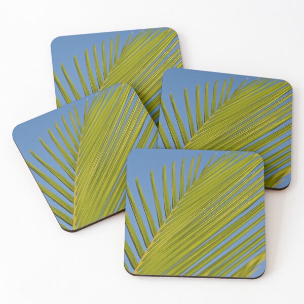 Item preview, Palm tree tropical island beach nature lovers sky green coconut trees designed and sold by BestDesign87.