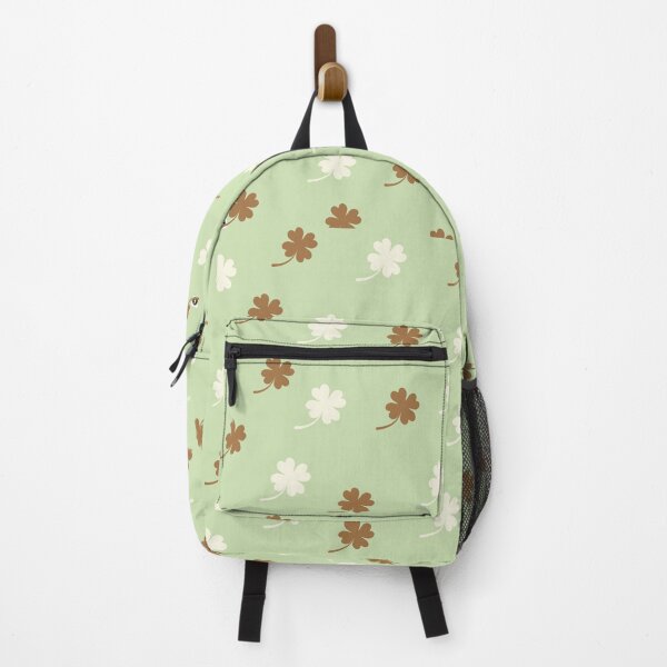 Item preview, Shamrock Pattern~ Light Green, Brown & Cream. designed and sold by ForscarlettPub.