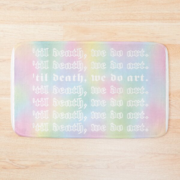Item preview, 'Til Death, we do art.colorful background. Artist. designed and sold by TZBINOU.