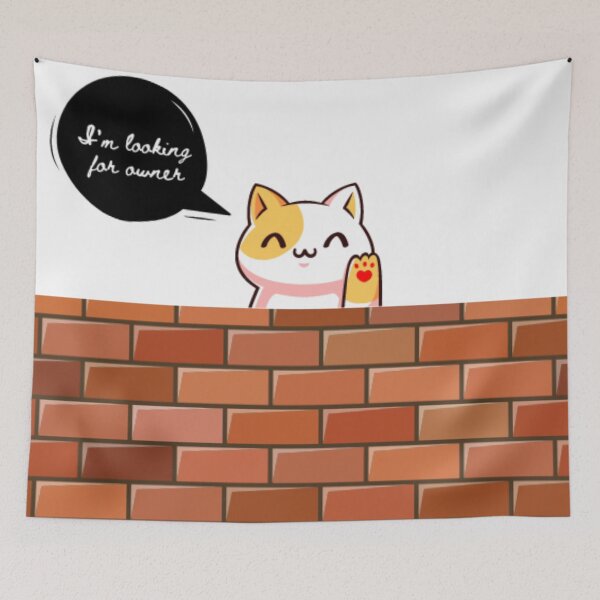 Item preview, I aM Looking For Owner | Cat Saying | Essential  designed and sold by Nilima Bano ⭐⭐⭐⭐.