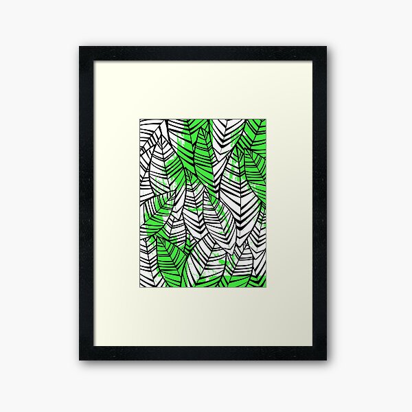 Number 40 - Modern Art Prints Framed Art Print