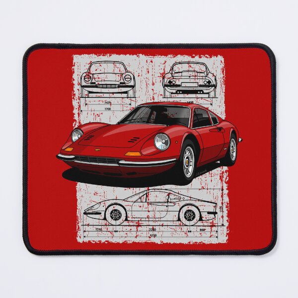 Item preview, My drawing of the iconic Italian sports car designed and sold by designjaag.