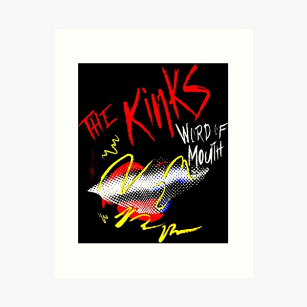 Aperçu de l'œuvre Le bouche à oreille du Kinks Band T-shirt classique créée et vendue par Nataliee746.
