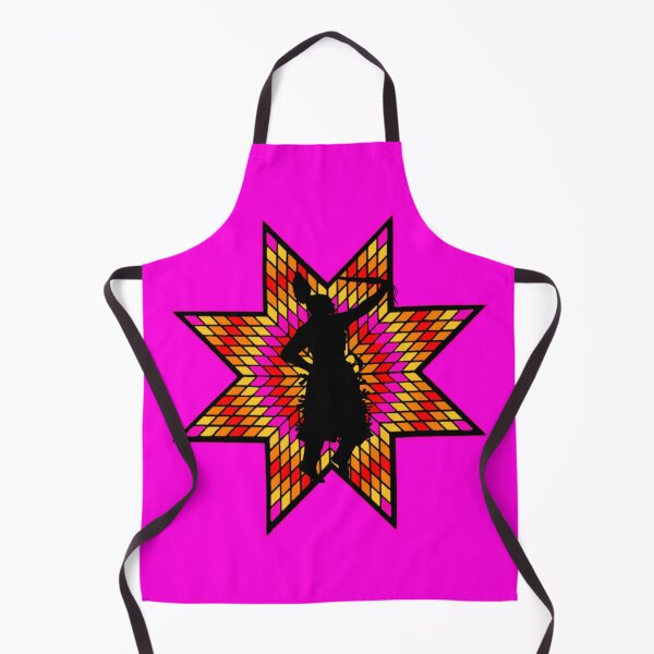Item preview, Pink Fire Jingle Dress Dancer StarQuilt Native Print designed and sold by JMWCD.