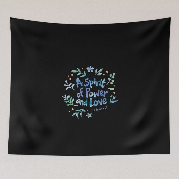 Item preview, 2 Timothy 1:7 Christian Quote  designed and sold by amazingjoy.