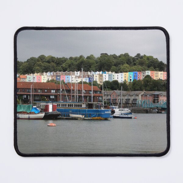 Item preview, Coloured houses above Bristol's floating harbour designed and sold by TwistedClassics.