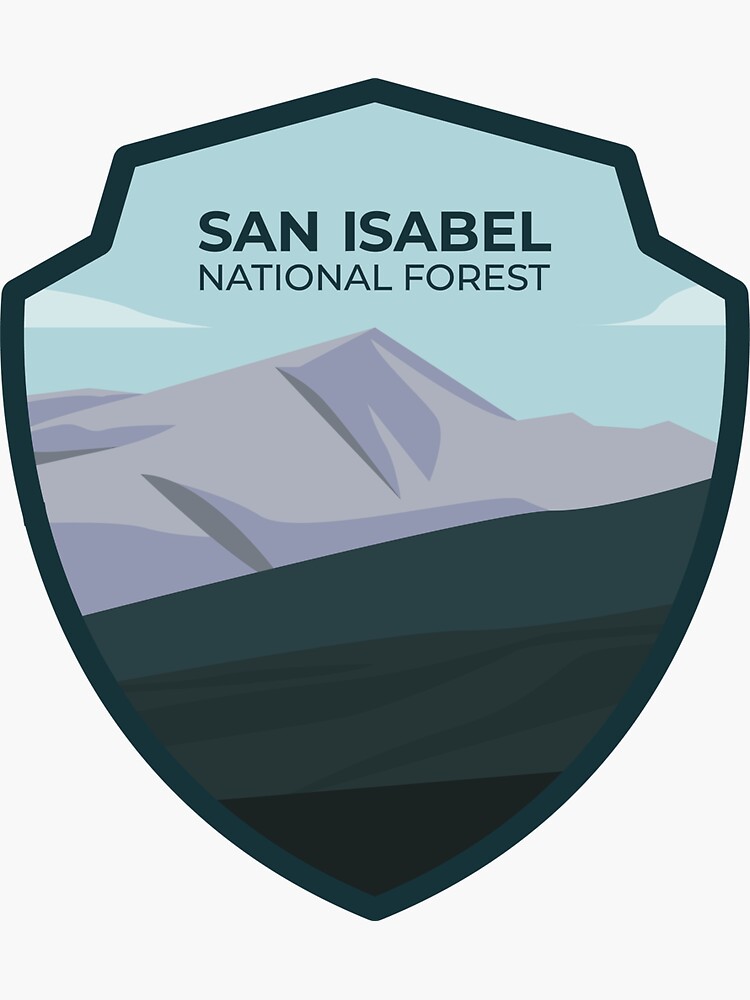 "San Isabel National Forest" Sticker for Sale by parkland Redbubble