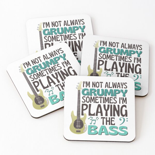 Item preview, I'm Not Always Grumpy Sometimes I'm Playing The Bass designed and sold by bloody-L.
