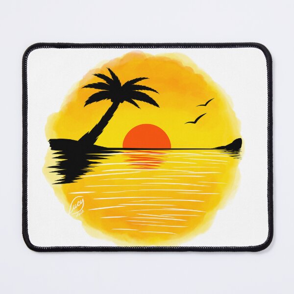 Item preview, Island Sunset designed and sold by LucyGraphics.
