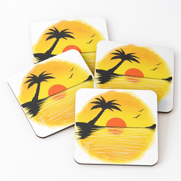 Item preview, Island Sunset designed and sold by LucyGraphics.