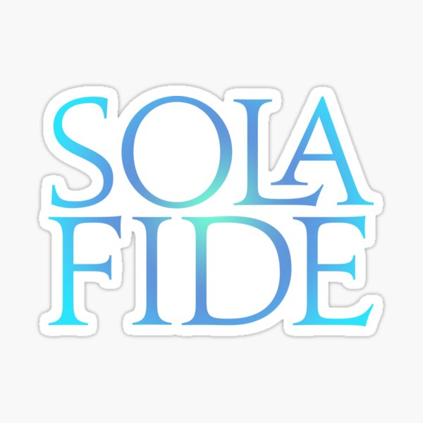 Vista previa del artículo con la obra «Sola Fide v.2», diseñado y vendido por x1brett.