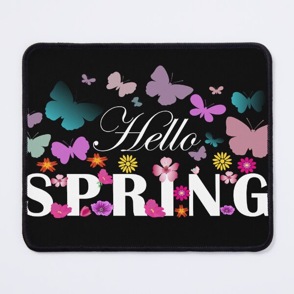 Item preview, Hello Spring flowers butterflies season designed and sold by Lily Art.