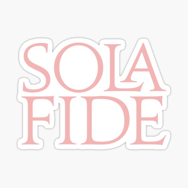 Vista previa del artículo con la obra «Sola Fide v.3», diseñado y vendido por x1brett.