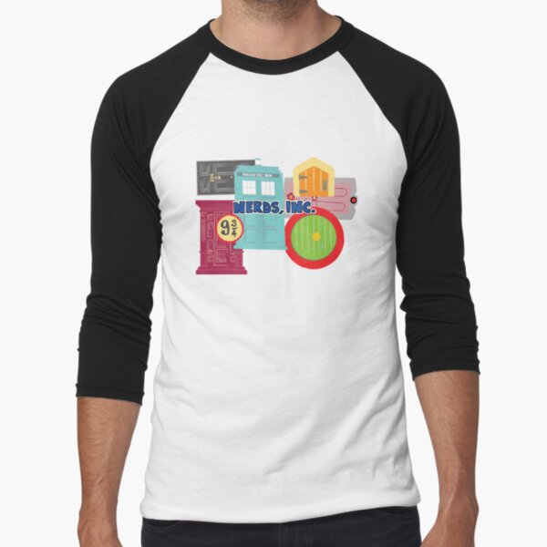 Nerds, Inc Baseball ¾ Sleeve T-Shirt