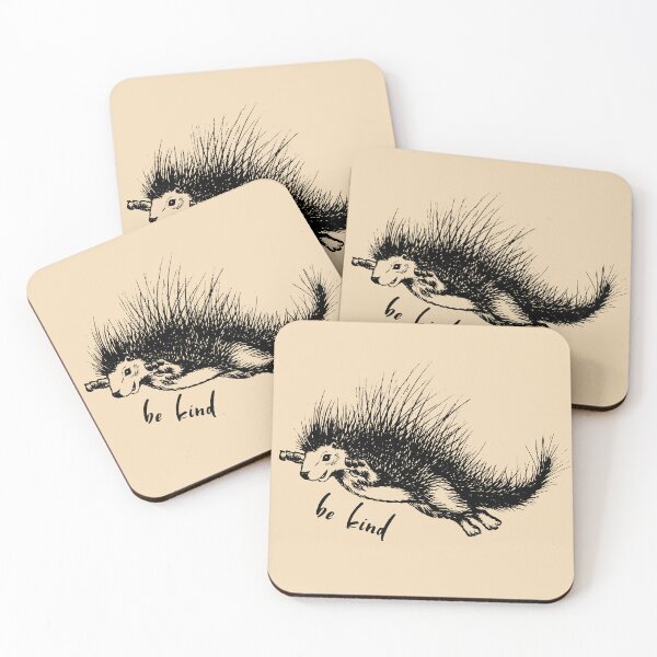 Item preview, cowboy advice be kind hand drawing opossum designed and sold by Denis Epanov.