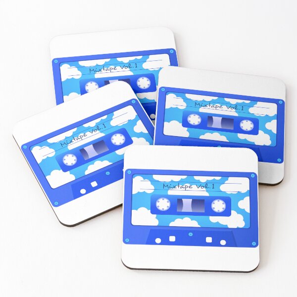 Item preview, Retro mixtape Cassette tape 80's 90's designed and sold by indiVisibl.