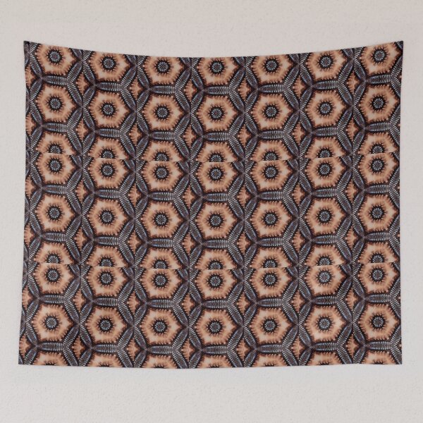 Item preview, African print Colorful brown, and white colors.  designed and sold by NaniniDesigns.