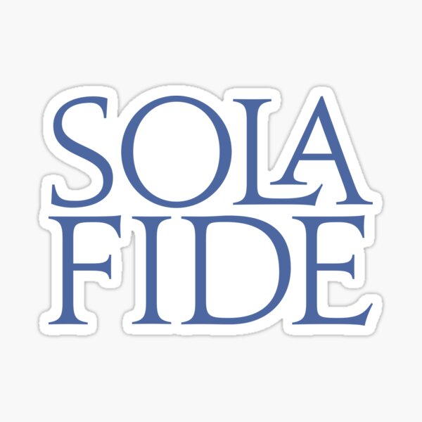 Vista previa del artículo con la obra «Sola Fide v.5», diseñado y vendido por x1brett.