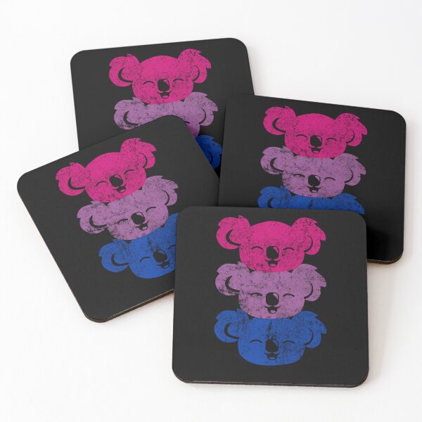 Item preview, Bi Pride Smiling Koala designed and sold by House Sparrow.