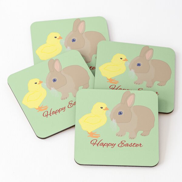 Item preview, Bunny Chicks, Happy Easter, English designed and sold by CreaVisArt.