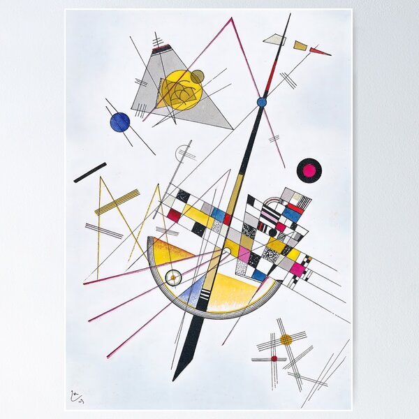 Item preview, Delicate Tension by Wassily Kandinsky designed and sold by AestheticsXarts.
